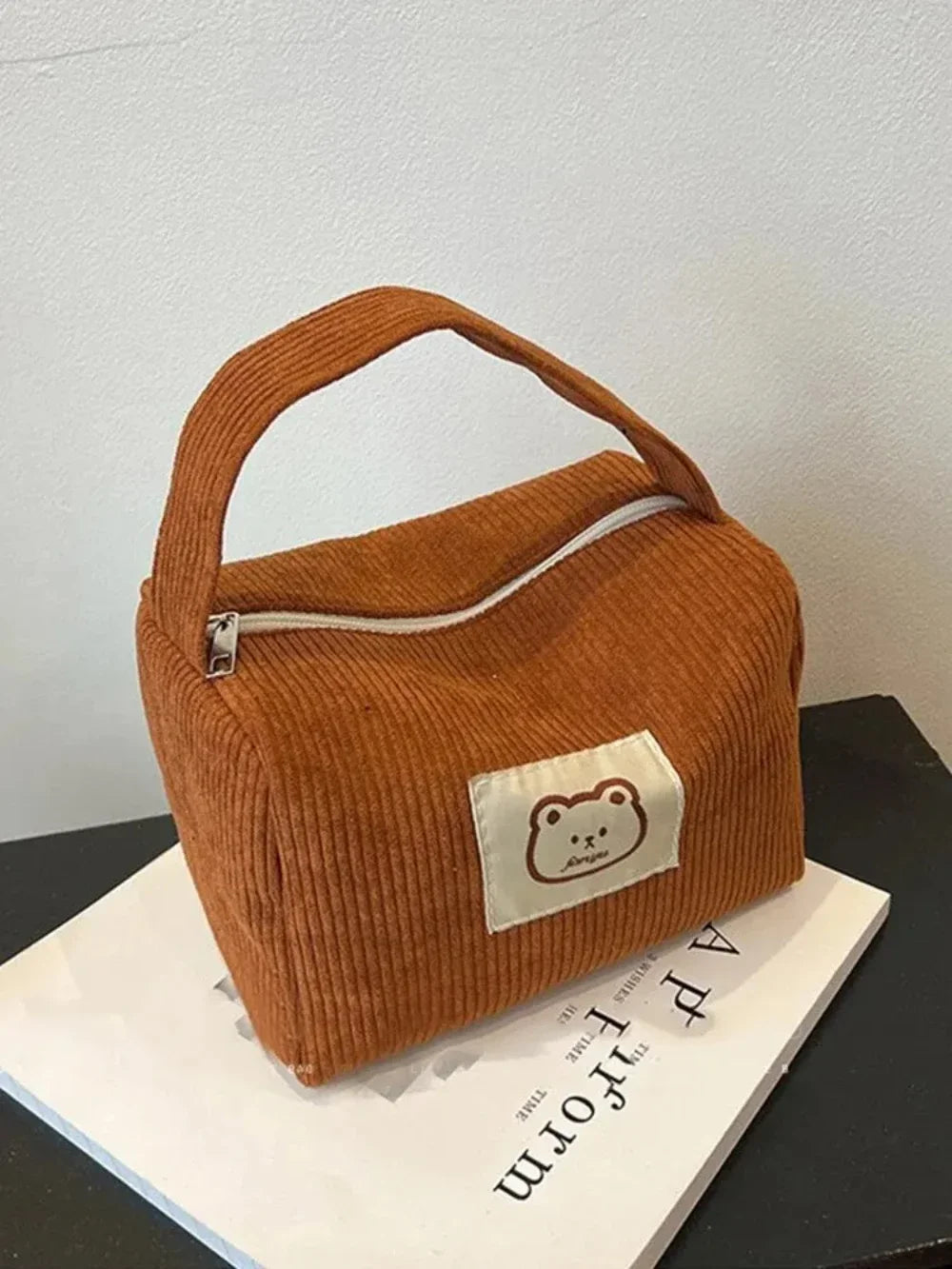 Cosmetic Bags for Women Plush Cute Handbag Summer Fashion Soft Comfortable Large Capacity Trendy Handbag for Women With Handle