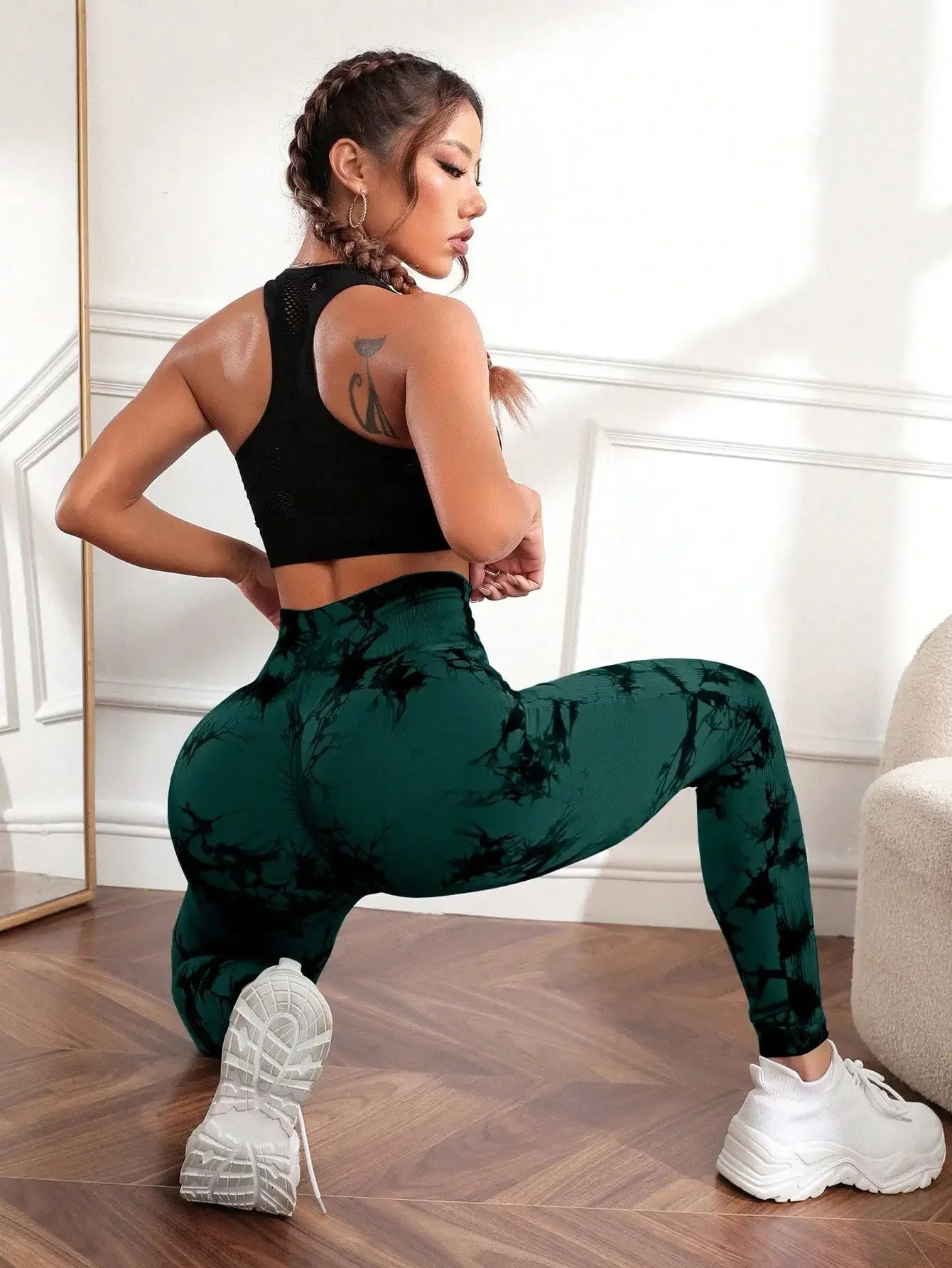 Women Yoga Pants Sport Leggings Seamless High Waist Push Up Woman Tights Fitness Workout Leggins Gym Clothing