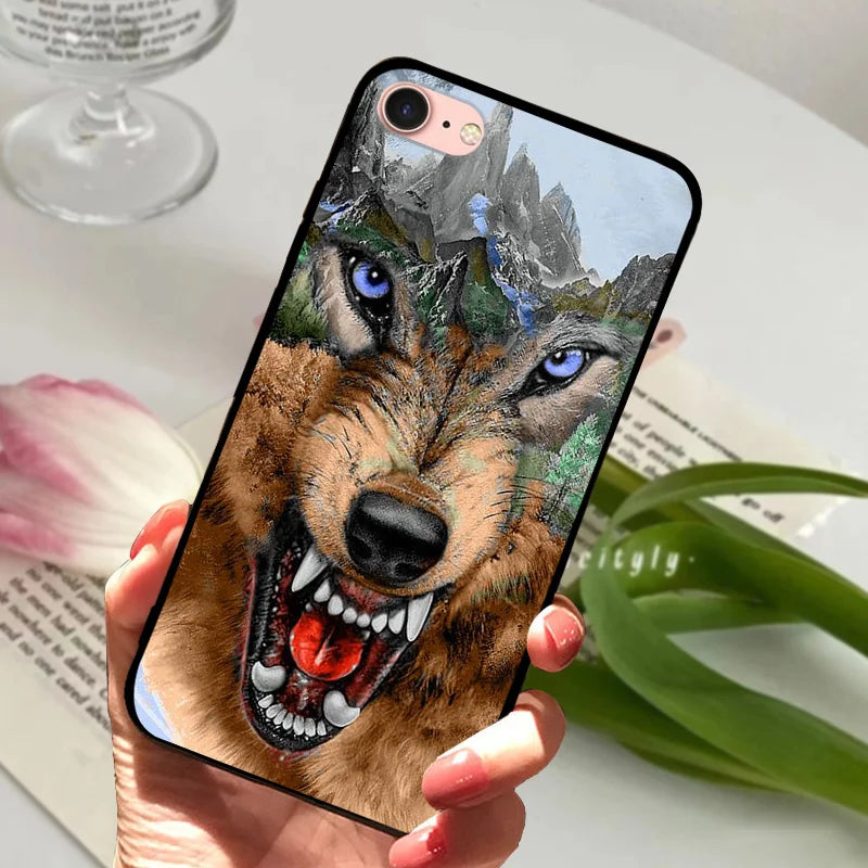 For iPhone 6S 6 Case Silicone Soft Back Phone Cover For iPhone 7 7Plus 6 6S Plus Silicon Cases For iPhone 8 8 Plus Fundas Bumper