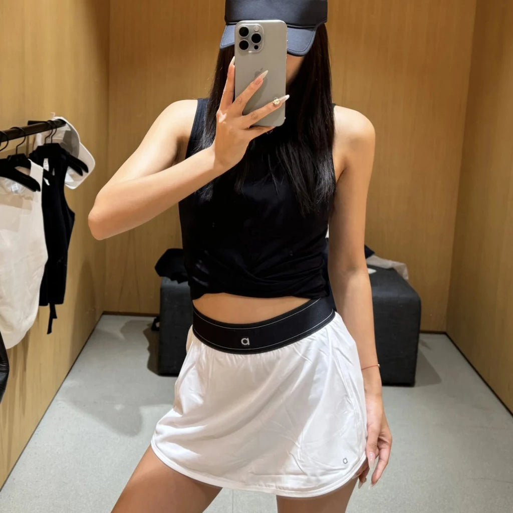 Women Tennis Skirt Golf Skirt Breathable comfort Outdoors Run Dance fitness yoga Lightweight  Skirt