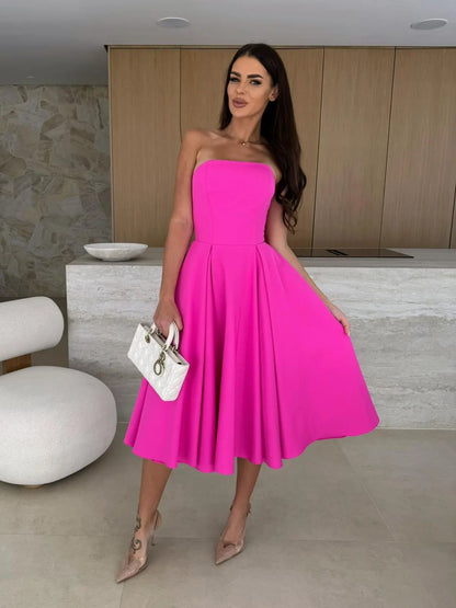 Womens Sleeveless Dresses Ball Gown Dress Elegant  Lady Dress Loose Clothes