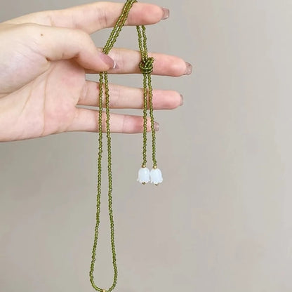 Pearl Necklace Women Long Crystal Beads Sweater Collares Necklace Baroque Beades Pendant Neck Jewelry 2025 Accessories