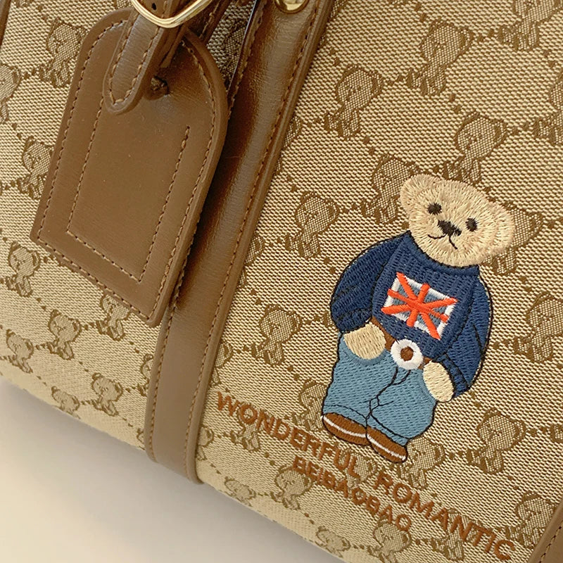 New Women Pillow Bag Large Capacity Fashion Lightweight Luggage Travel Bag Designer Retro Female Handbag Shoulder Crossbody Bags