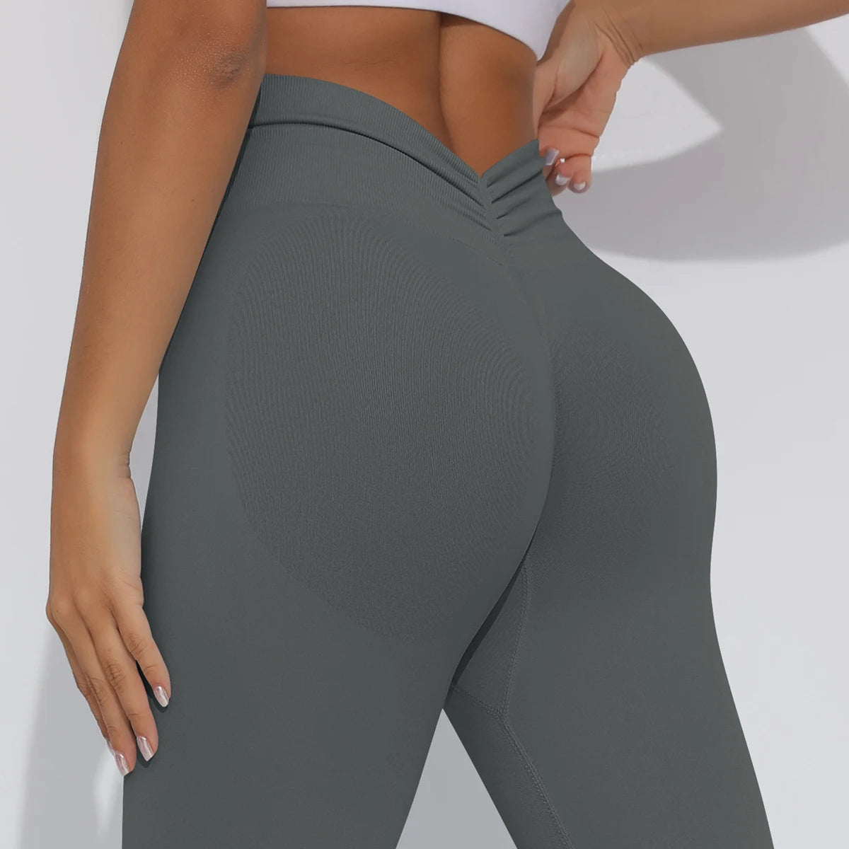V Butt Yoga Pant Women Fitness Running Pants Tummy Control Slimming Booty Leggings Quick Drying Cycling Workout