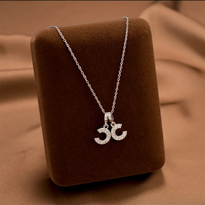 2025 New Necklace For Women, Non Fading C Letter Pendant, Light Luxury, Niche High-end, Sensational And Explosive Product