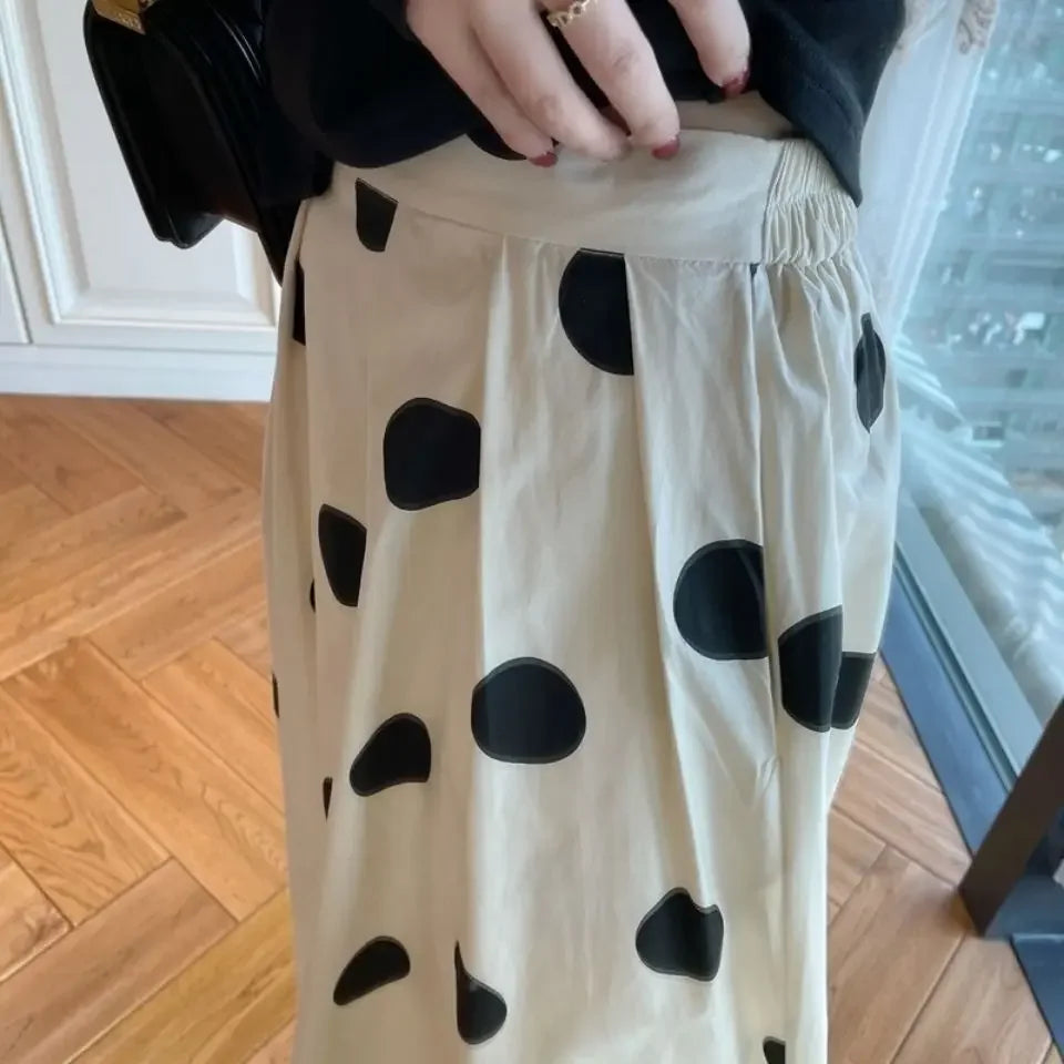 Skirts for Women Chic and Elegant High Waist New In Woman Skirt Clothing Trend 2024 Y2k Vintage A Line Casual Modest Streetwear