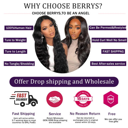 Berrys Fashion 613 Blonde Deep Wve Bundles Brazilian Curly Weave Human Hair Bundles 1/3/4PC Virgin Hair  #613 Color 12-28 Inch
