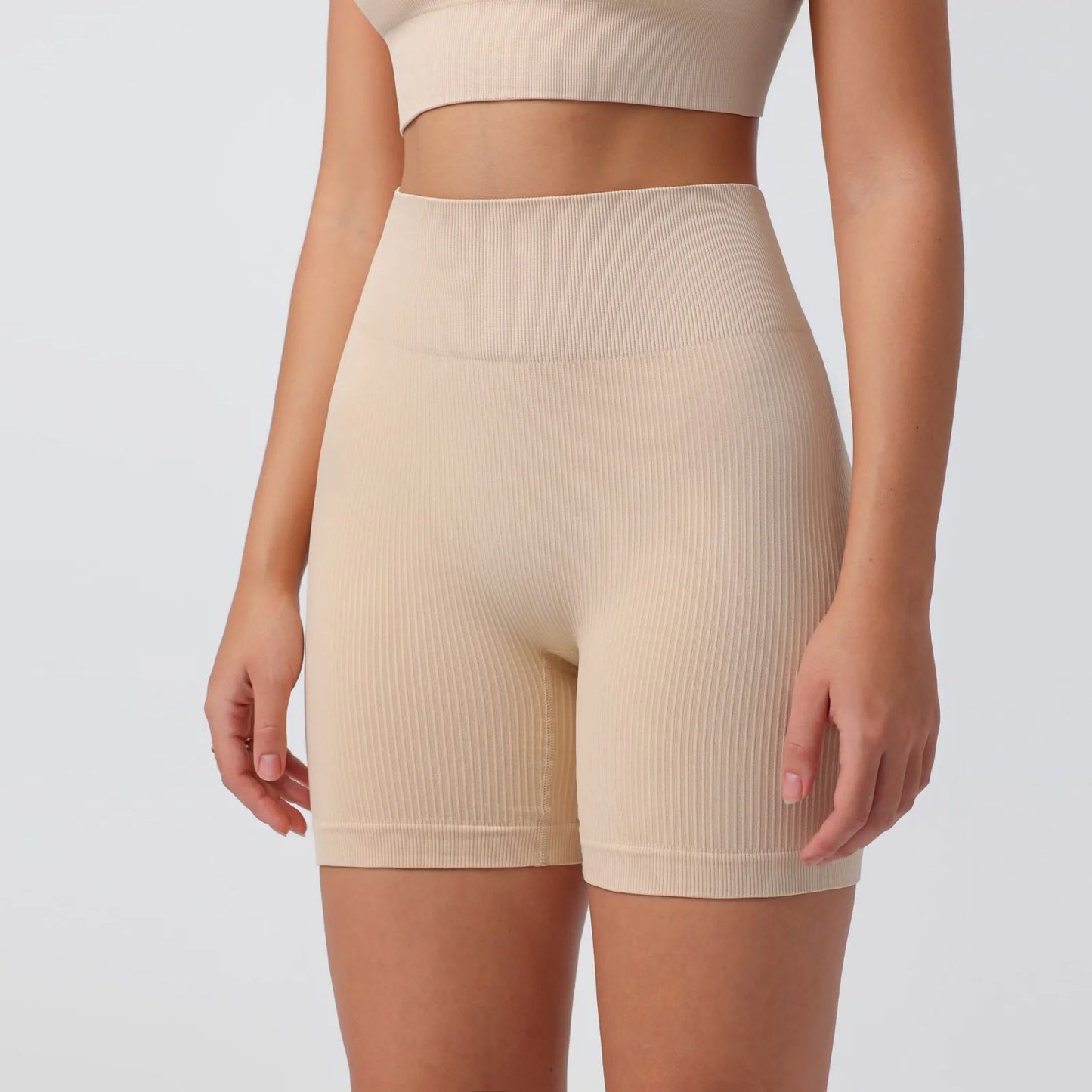 Women's Summer Loose Solid Color Yoga Pants Comfy Workout Pants Slim Female High Elastic Waist Skinny Yoga Running Sporty Shorts