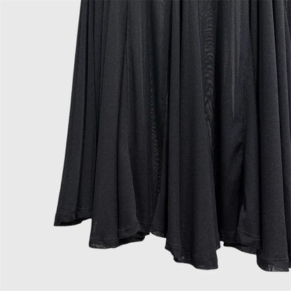 Women skirt New high waisted slim fit fishtail skirt for summer 2025 women's half skirt Translucent mesh spliced long skirt y2k