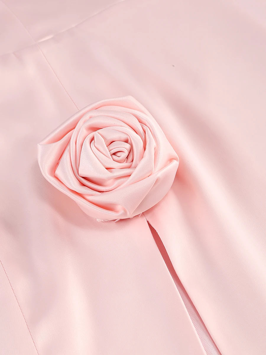 Elegant Party Dresses for Women 2024 Luxury Dress Birthday Outfits Sexy Pink Patwork Evening Gowns Women's Clothes Prom Gown