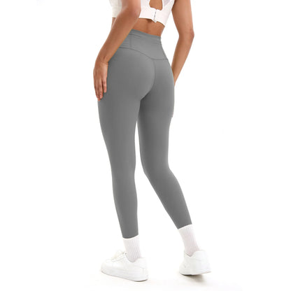 Solid Color Seamless Yoga Pants High Waist Fitness Sport Legging Women Stretchy Gym Workout Tights Running Pants