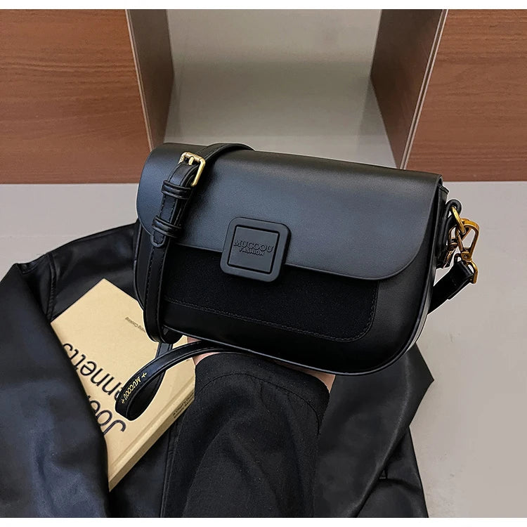 Women's Bag 2025 Autumn and Winter Simple Fashion Small Square Bag Korean Style High-Grade Fashion All-Match Casual Shoulder Bag