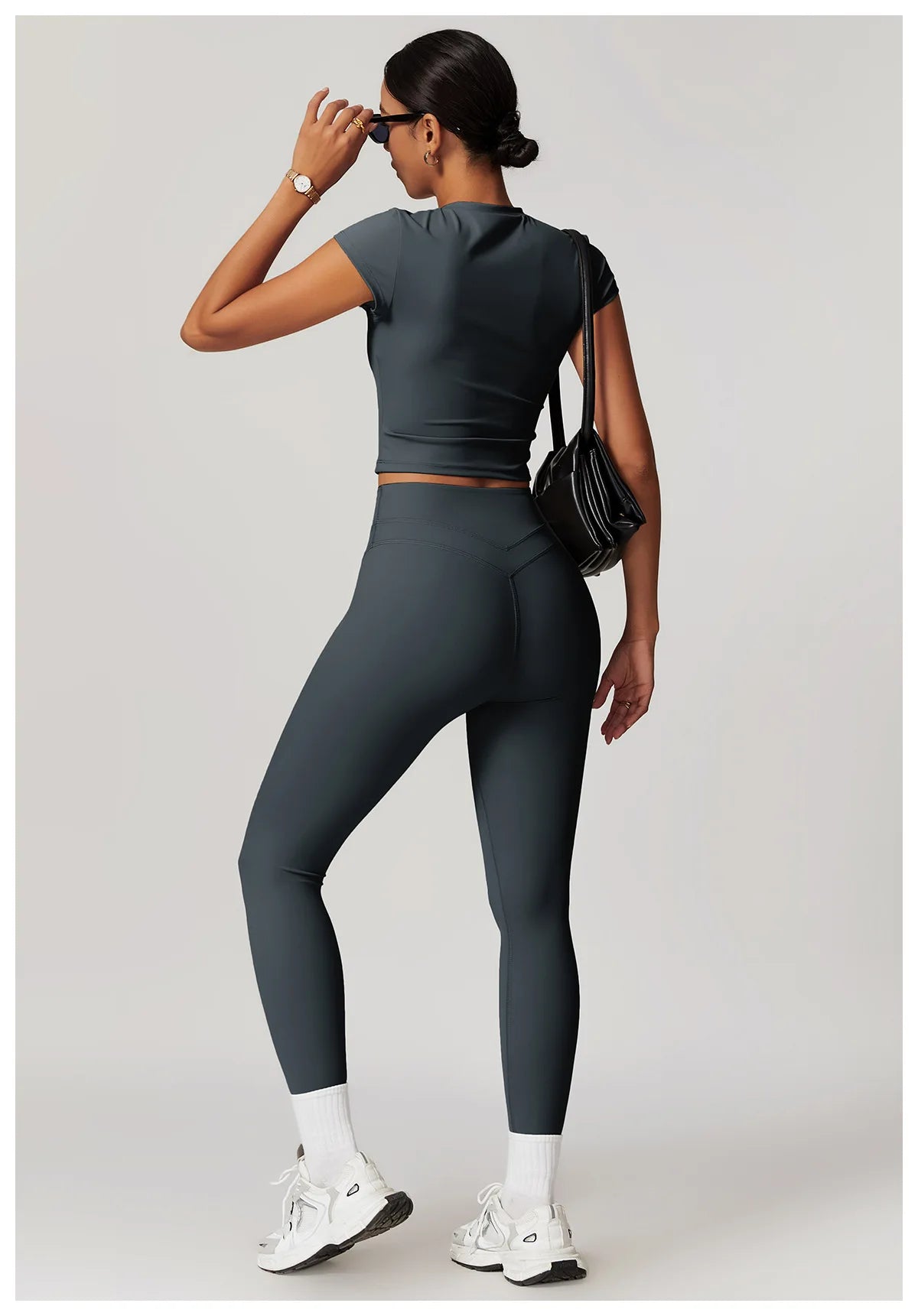 New Yoga Pants Women Workout Yoga Leggings High Waist Sport Leggings Women's Running Workout Tights Gym Push Up Fitness Trousers