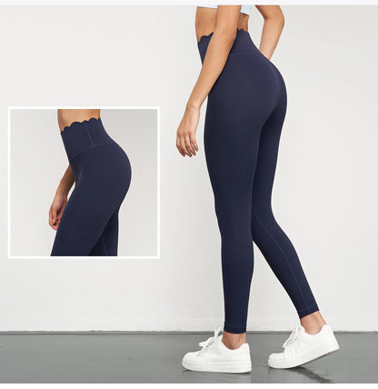 Yoga Pants Women Seamless Lotus Arc Workout Running Leggings High Waist Scrunch Butt Gym Leggings Outdoor Fitness Tights