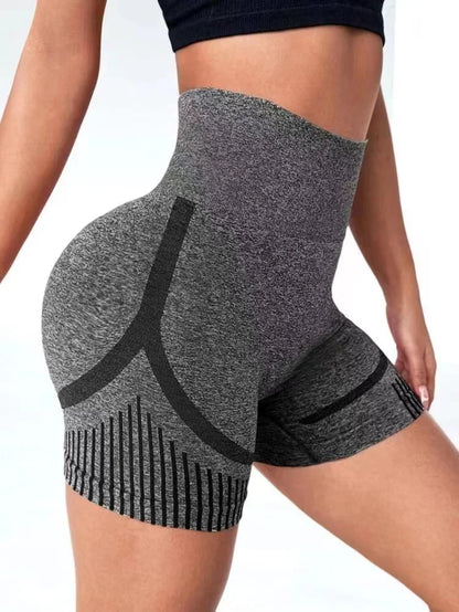 Women Yoga Shorts Women High Waist Workout Shorts Lift Butt Fitness Pants Sportswear Fitness Yoga Push Up Yoga Gym Running Short