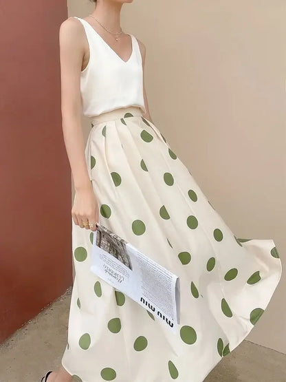 Skirts for Women Chic and Elegant High Waist New In Woman Skirt Clothing Trend 2024 Y2k Vintage A Line Casual Modest Streetwear