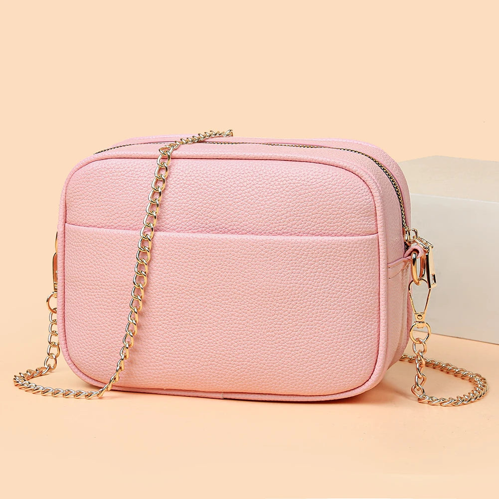 Women Travel Tote Bags PU Leather Underarm Bags Fashion Simple Solid Color Portable Adjustable Strap Female Handbags