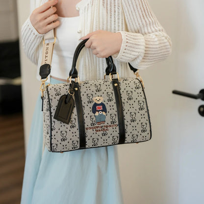 New Women Pillow Bag Large Capacity Fashion Lightweight Luggage Travel Bag Designer Retro Female Handbag Shoulder Crossbody Bags