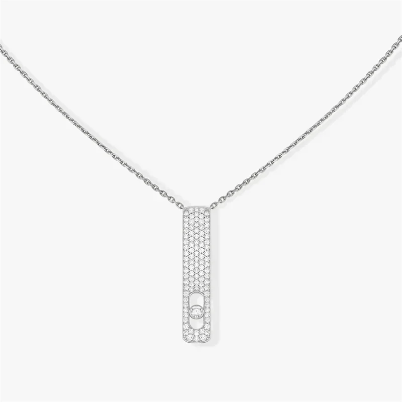 My First Diamond Necklace S925 Sterling Silver Women's Necklaces Collarbone Chain Elegant Light Luxury Wedding  Jewelry