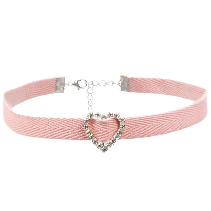 Fashion Lace Necklace for Women Lady Elegant Heart Flower Choker Necklaces Collar Clavicle Chain Wedding Party Jewelry