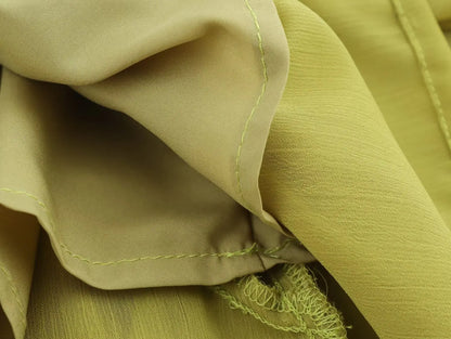 Skirts Summer Women's 2025 New Chic Women's Elegant Cascading Holiday Skirts Street Leisure Youth Fashion Long Skirts