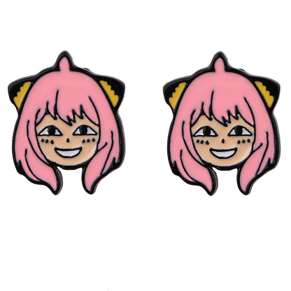 Earrings For Woman  Anime Cosplay Custom Stud Earrings Fashion Game Jewelry Anime Accessories Gift
