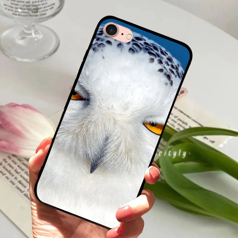 For iPhone 6S 6 Case Silicone Soft Back Phone Cover For iPhone 7 7Plus 6 6S Plus Silicon Cases For iPhone 8 8 Plus Fundas Bumper
