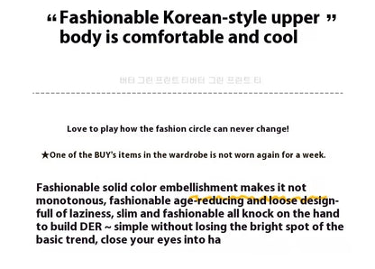 T-shirt Women Tops Summer 2025New Clothing Body O-neck Half Sleeve Tees Shirt  Solid Color Maple Leaf Pattern Casual Fashion Top