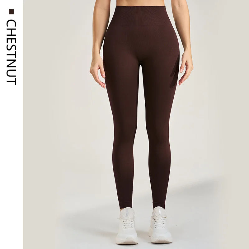 Women's yoga pants no embarrassing line sports fitness leggings tight peach hips high waist naked feeling yoga pants woman