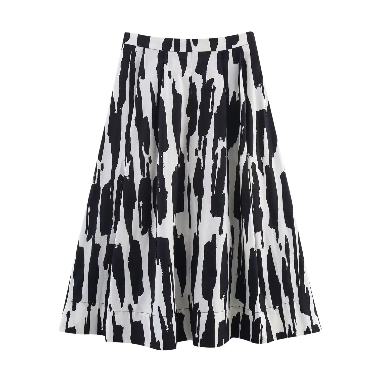 Women's Skirts Summer 2025 New Print Elegant Women's High Waist Skirts Chic Casual Joker Summer Travel Youth Skirts