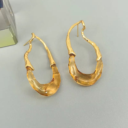 Modern Jewelry European and American Design Irregular Earrings For Women Party Gifts Exaggerative Ear Accessories Hot Selling