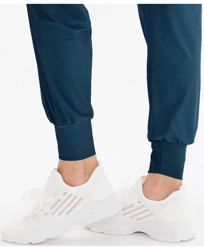 Women Loose Yoga Pants Running Sports Training Trousers with Pocket Casual Quick Dry Fitness Pants Thin for Spring Summer