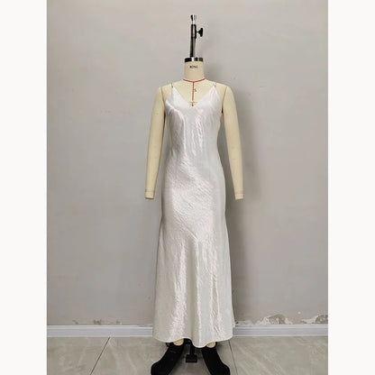 Fashion Women Dresses Exquisite  Chic Prom Gowns High Quality Elegant Sleeveless Ankle Length Slim Fit Evening Party Dresses