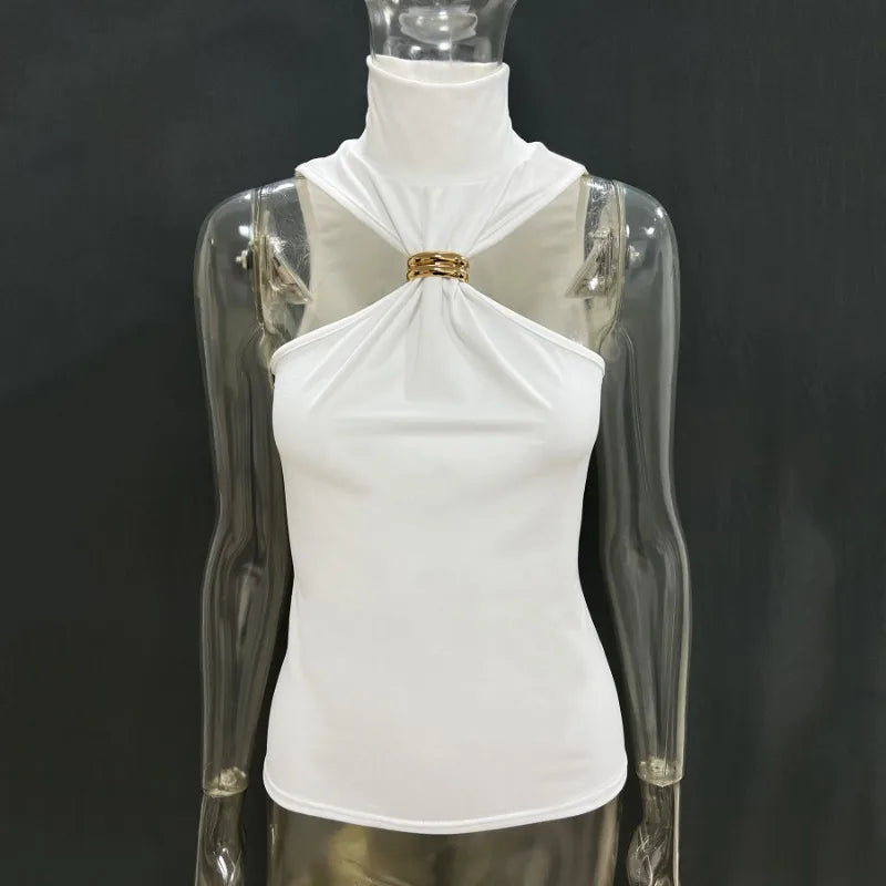 Tossy Summer Fashion Sexy Tank Top Pullover For Women Slim Off-Shoulder Patchwork Strapless Y2k Vest Top Female Cropped Top 2025