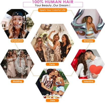 Short Bouncy Curly Human Hair Bundles 100% Human Hair Weft Brazilian Hair Weave Bundle Cheap short deep loose ocean wave bundles