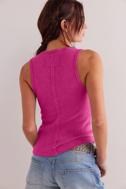 Workout Tops For Women Racerback Basic Summer Tank Tops Sexy V Neck Fitted Sleeveless Shirts Y2K Casual Wear Ribbed Basic Tops