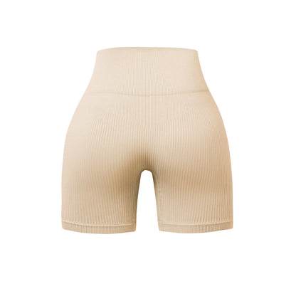 Women's Summer Loose Solid Color Yoga Pants Comfy Workout Pants Slim Female High Elastic Waist Skinny Yoga Running Sporty Shorts