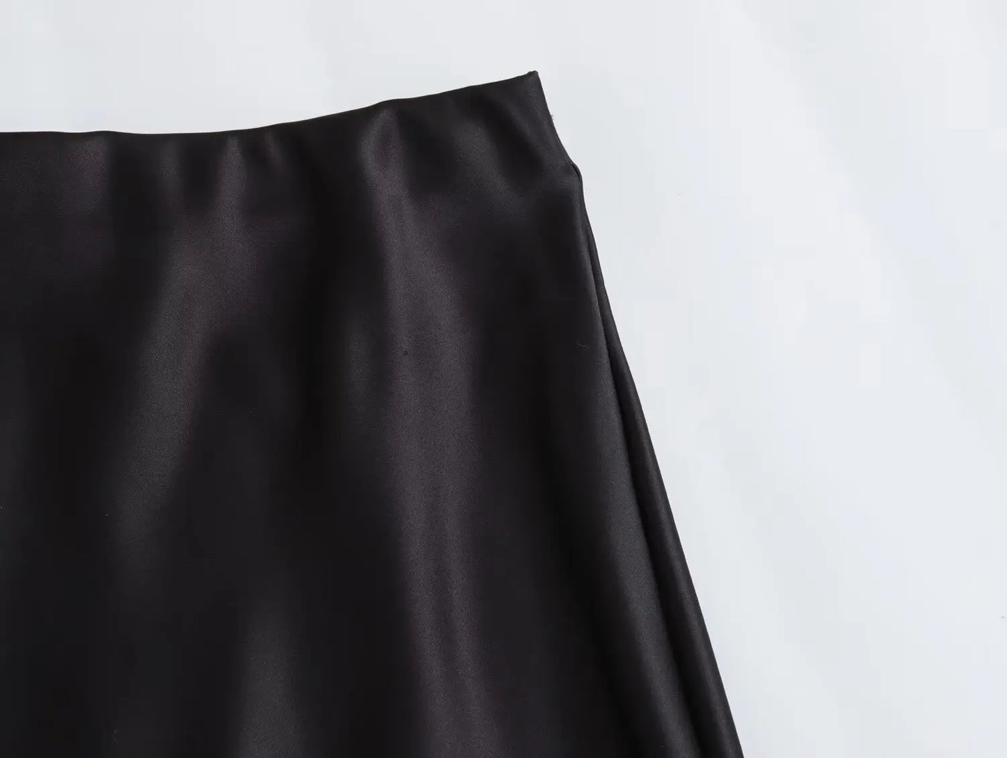 Satin Skirt Woman High Waist Elegant Long Skirts For Women Fashion Summer Midi Skirt Office Women's Skirts