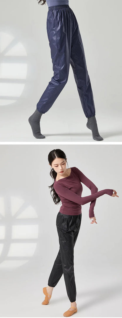 Ballet Pants Woman Yoga Leggings Fitness Yoga Pants Girls Sport Pants Dance Pants Nylon Dance Warm Up Fitness Pants Women