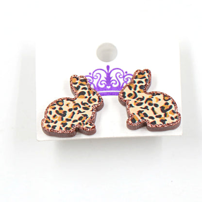 ST065 Acrylic Caterpillar Dangle Earrings Summer Earrings Glitter Acrylic Earrings