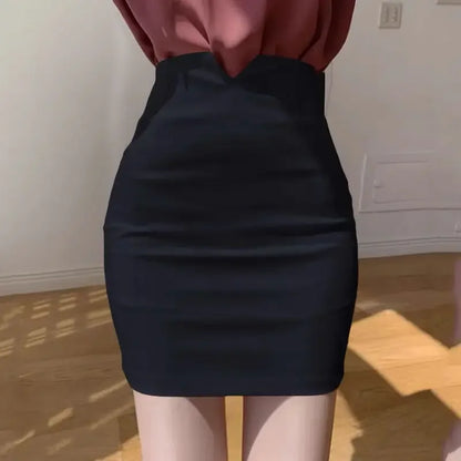 Skirts for Woman Tight Clothes Pink Office Wrap Women's Skirt Sexy Formal High Waist Korean Style Modest Fashion Casual Y2k V