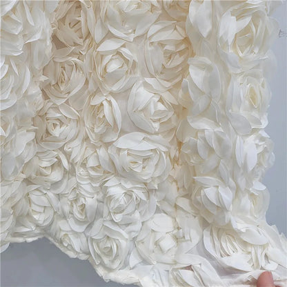 Skirt for Women 2025 Summer Versatile Three Dimensional Flower Mid-calf Skirt High Waist Big Swing Fashion A-line Long Skirts