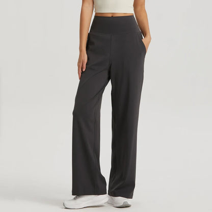 Yoga Pants Women Wide Leg Pants High Waist Stretch Dress Casual Sweatpants Tummy Control Bootcut Workout Lounge Pants Vitalinovo