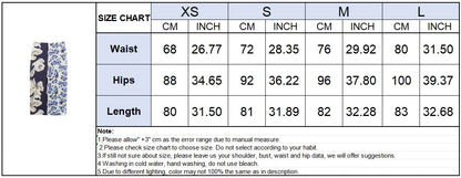 Women Skirt 2025 summer new ethnic style fashionable simple printed slit mid length pleated straight tube skirt