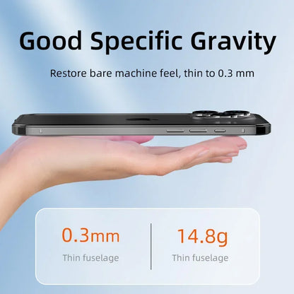 Hybrid Silicone Frame Aluminum Metal Phone Cases For iPhone 16 15 Pro Max 14 13 12 Better Heat Bumper