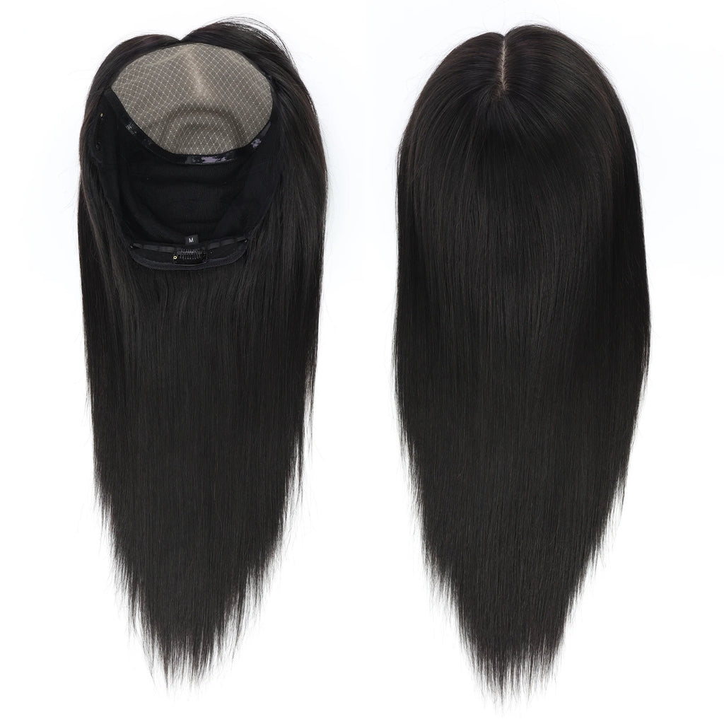 6x6“ Silk Top Full Lace Wig with PU front Real Virgin European Human Hair Wig for Women Silk Base with Elastic Net Wear to go