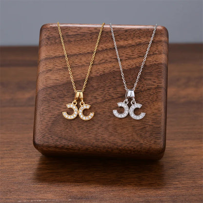 2025 New Necklace For Women, Non Fading C Letter Pendant, Light Luxury, Niche High-end, Sensational And Explosive Product
