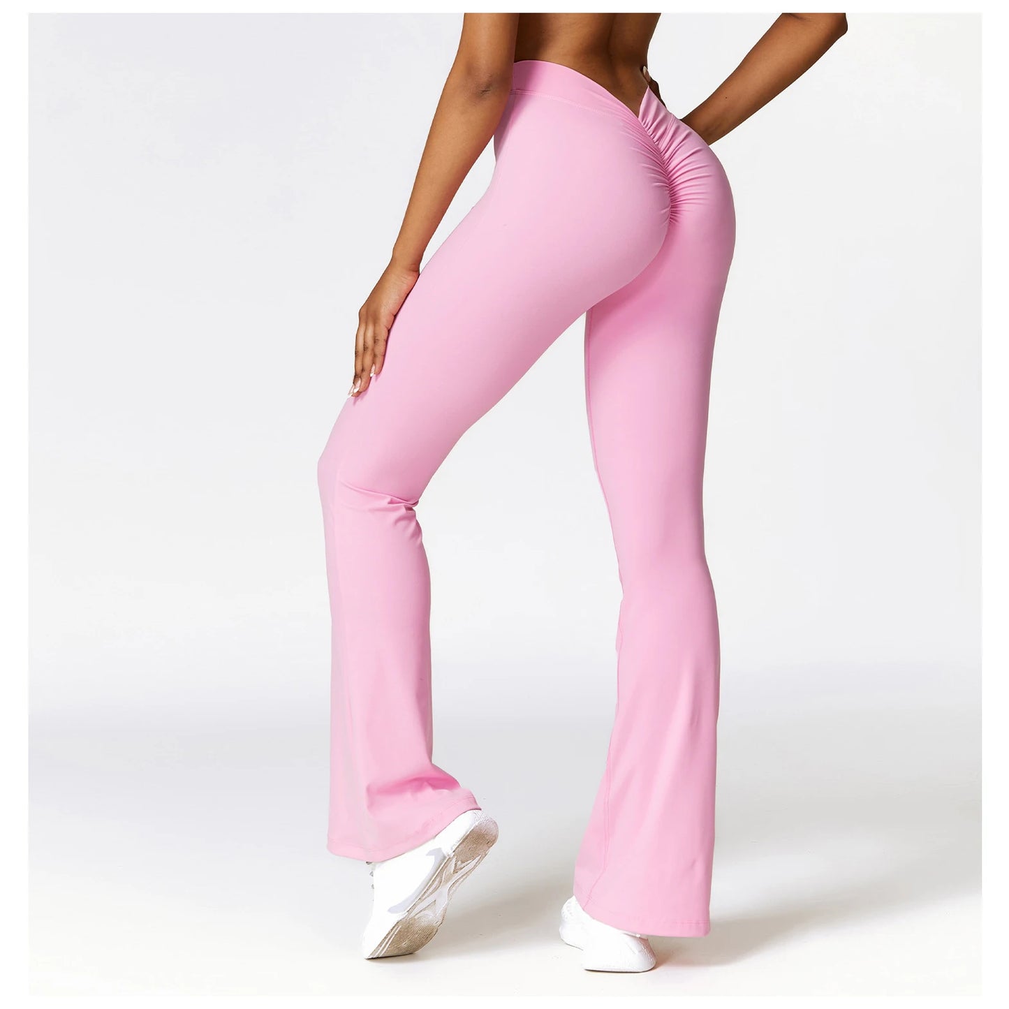 Yoga Leggings Flared Pants Women High Waist Slim Female Workout Long pant Gym Push Up Fitness Running Quick Dry SportWear