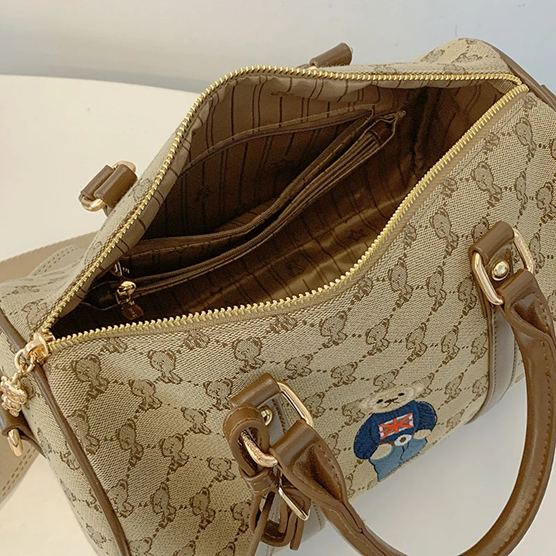 New Women Pillow Bag Large Capacity Fashion Lightweight Luggage Travel Bag Designer Retro Female Handbag Shoulder Crossbody Bags