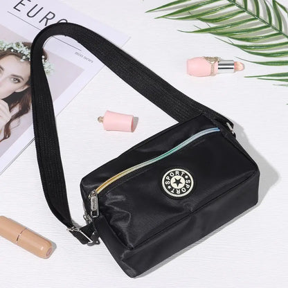 Women Shoulder Bag Feminina Square Handbags Casual Tote Crossbody Fashion Nylon Shopping Messenger Bag Purse